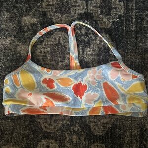 Stone Fox Swim Floral Sports Bra - Multi Color